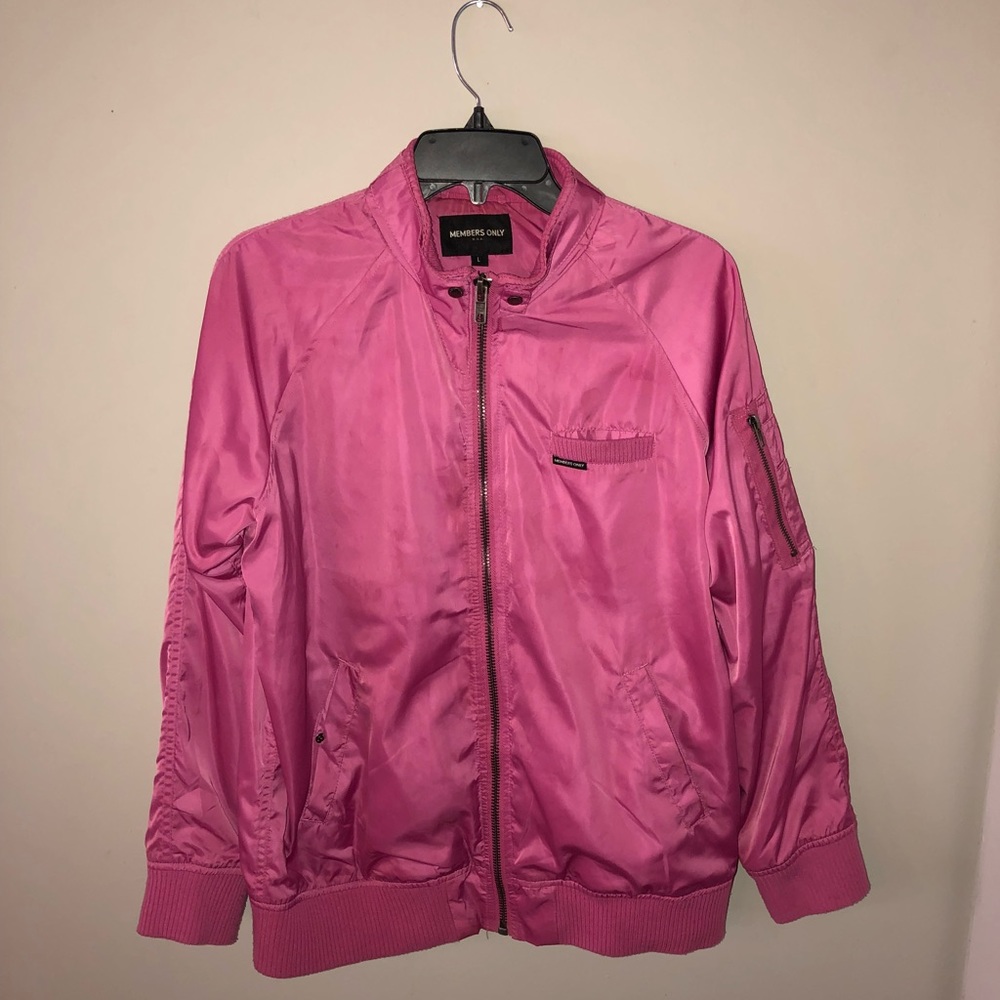 Members Only pink jacket